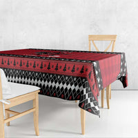 Merry Krampusnacht Personalized Tablecloth Austrian Bavaria Alpine Christmas Demons - Wonder Print Shop