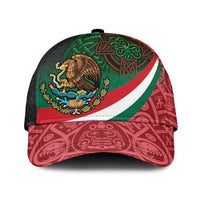 Mexico and Ireland Together Classic Cap Aztec Sun Mix Celtic Shamrock - Wonder Print Shop
