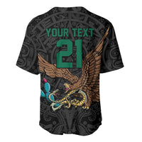 Black Mexico Aztec Custom Baseball Jersey Special Edition Heritage - Wonder Print Shop