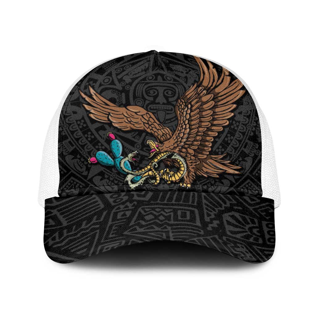 Black Mexico Aztec Baseball Net Cap Special Edition Heritage - Wonder Print Shop