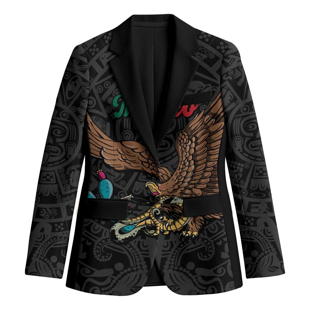 Black Mexico Aztec Custom Blazer Special Edition Heritage - Wonder Print Shop