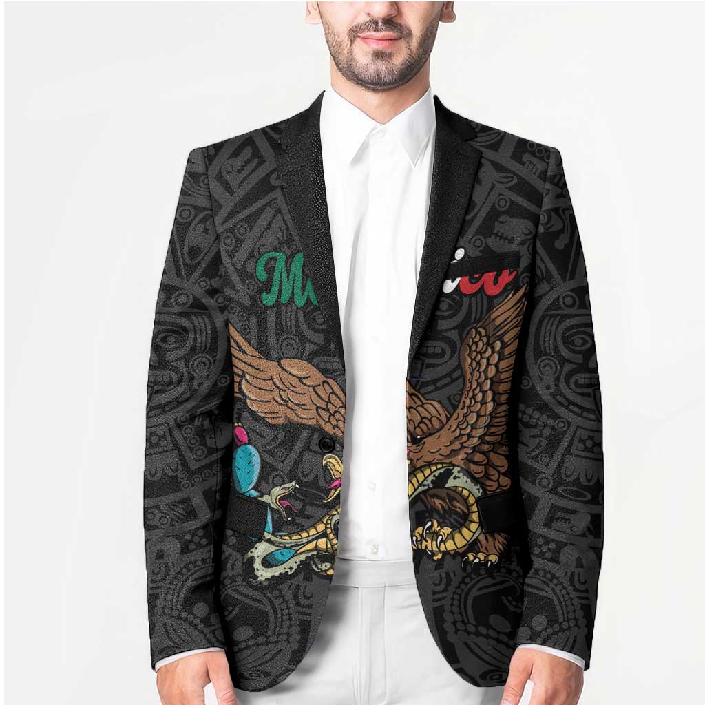 Black Mexico Aztec Custom Blazer Special Edition Heritage - Wonder Print Shop