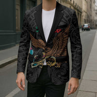 Black Mexico Aztec Custom Blazer Special Edition Heritage - Wonder Print Shop