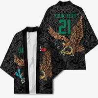 Black Mexico Aztec Custom Kimono Special Edition Heritage - Wonder Print Shop