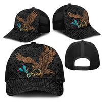 Black Mexico Aztec Mesh Trucker Cap Special Edition Heritage - Wonder Print Shop