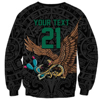 Black Mexico Aztec Custom Sweatshirt Special Edition Heritage - Wonder Print Shop