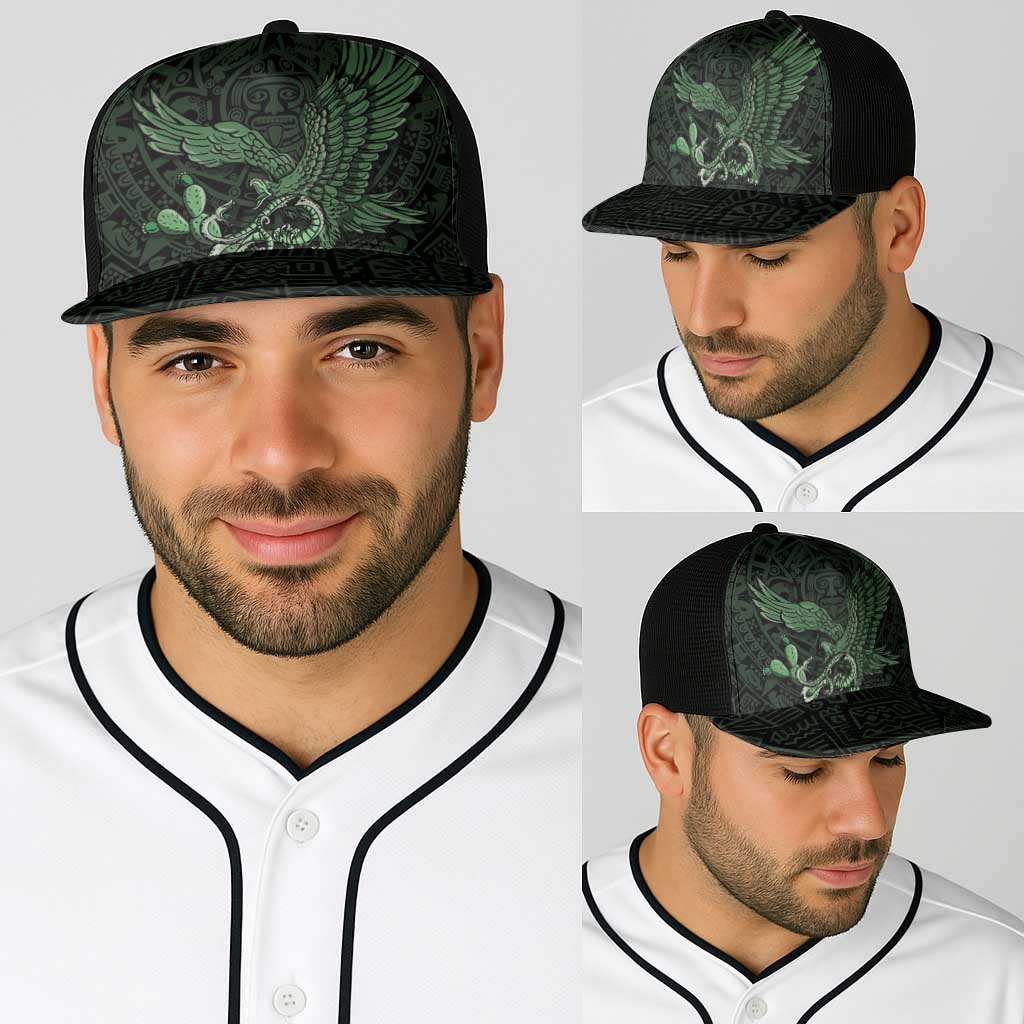 Green Mexico Aztec Baseball Net Cap Special Edition Heritage - Wonder Print Shop