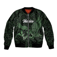 Green Mexico Aztec Custom Bomber Jacket Special Edition Heritage - Wonder Print Shop