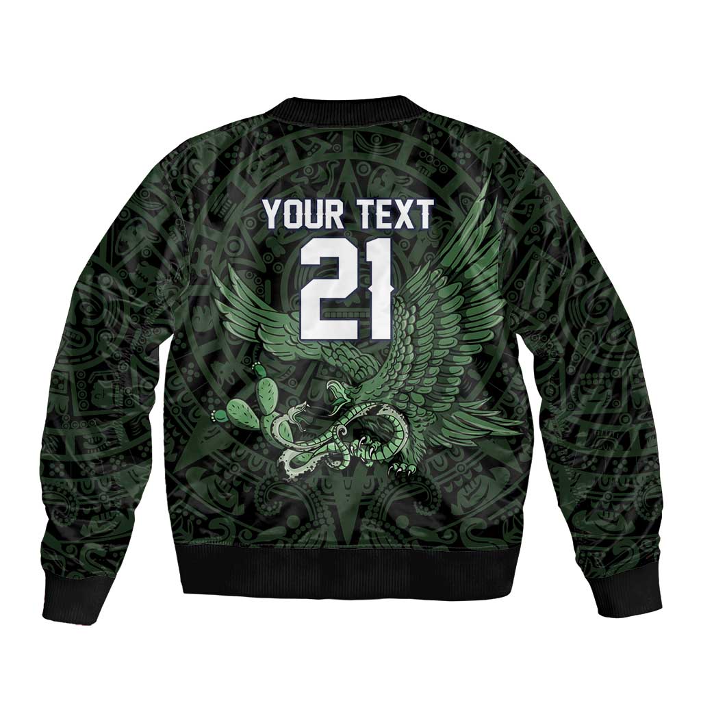 Green Mexico Aztec Custom Bomber Jacket Special Edition Heritage - Wonder Print Shop