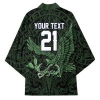 Green Mexico Aztec Custom Kimono Special Edition Heritage - Wonder Print Shop