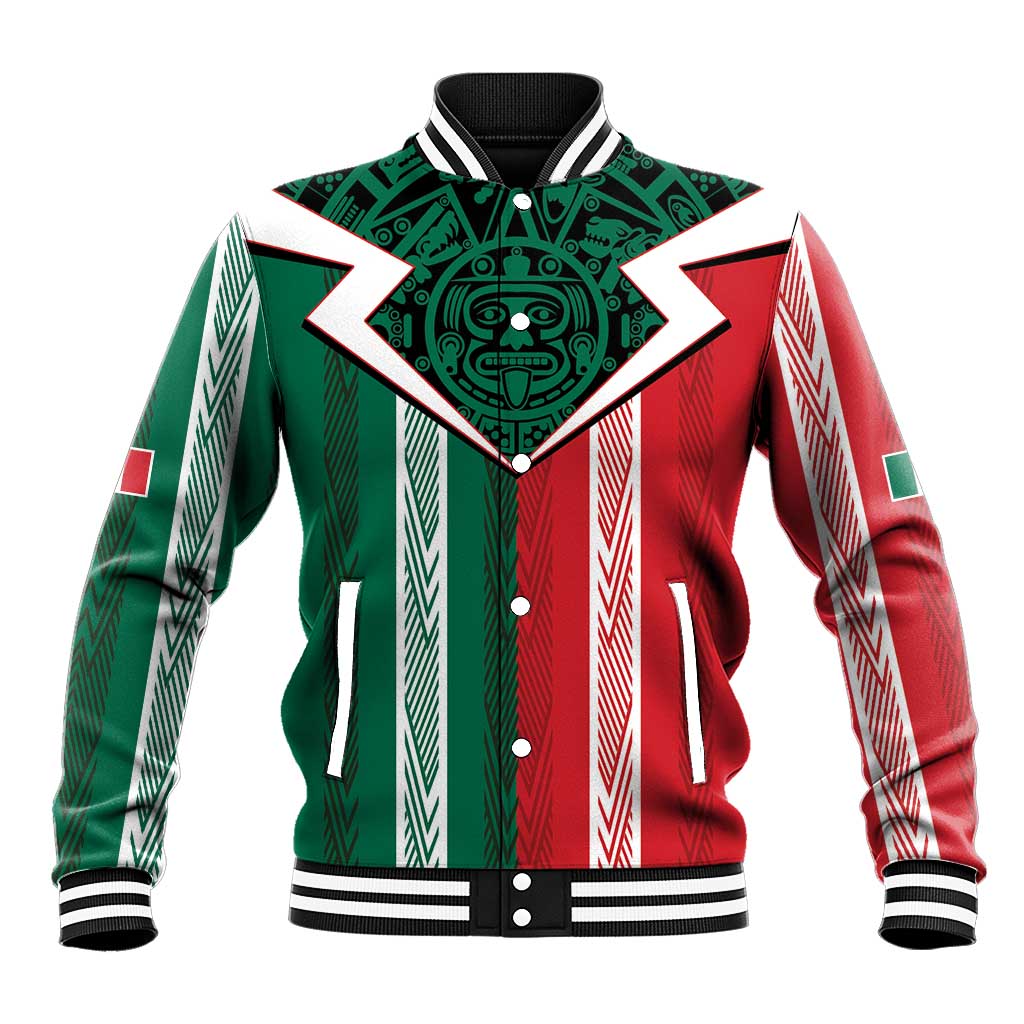 Custom World Soccer Mexico 2026 Baseball Jacket El Tri Colors Heritage - Wonder Print Shop
