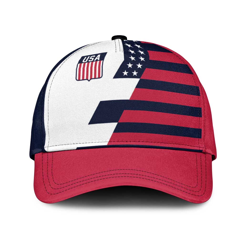 World Soccer United States 2026 Classic Cap Simple Stars and Stripes - Wonder Print Shop