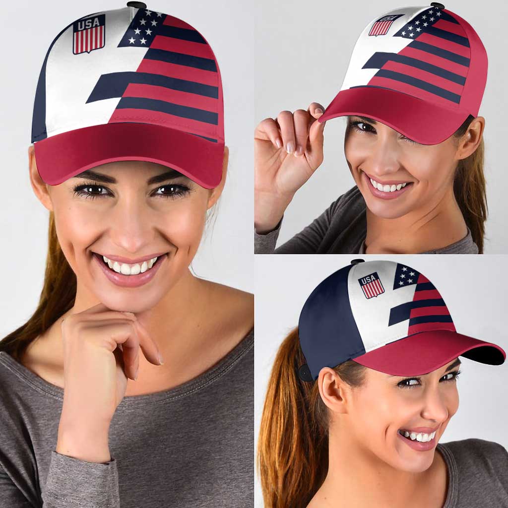 World Soccer United States 2026 Classic Cap Simple Stars and Stripes - Wonder Print Shop