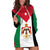 Hashemite Kingdom of Jordan Hoodie Dress Jordan Flag Style - Wonder Print Shop