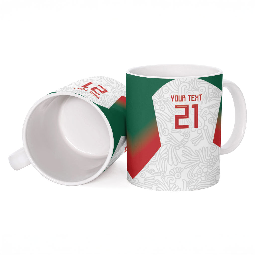 2026 World Football Host Country Mexico Custom Ceramic Mug Green Version