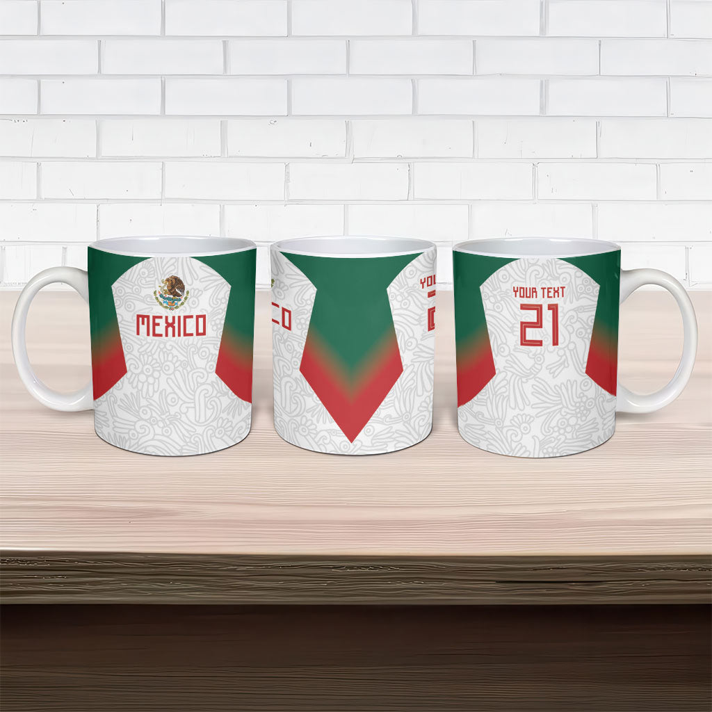 2026 World Football Host Country Mexico Custom Ceramic Mug Green Version