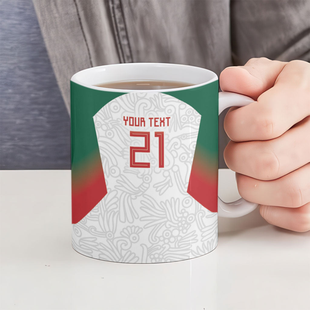 2026 World Football Host Country Mexico Custom Ceramic Mug Green Version