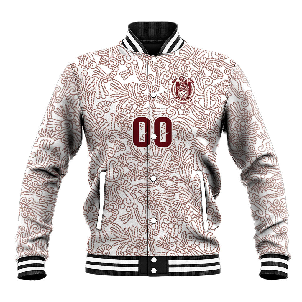 2026 World Football Host Country Mexico Custom Baseball Jacket White Version