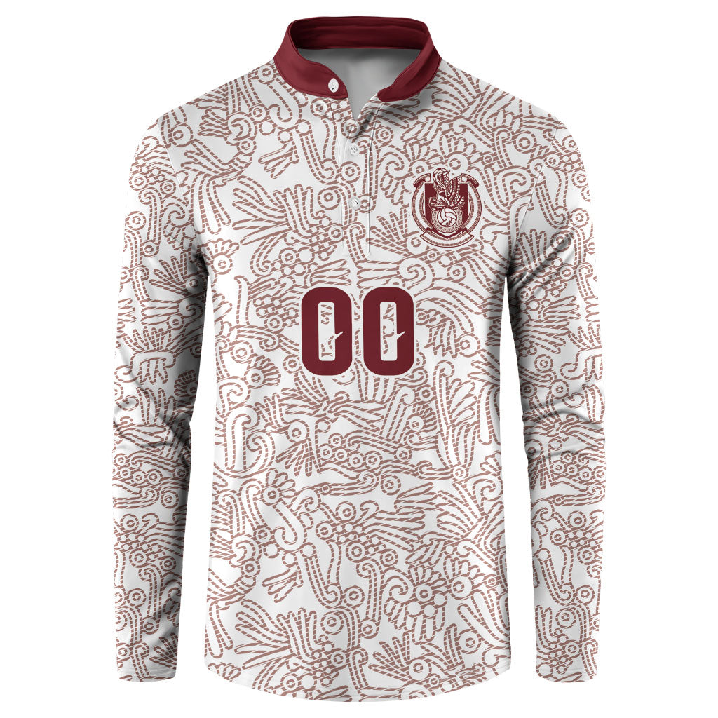 2026 World Football Host Country Mexico Custom Button Sweatshirt White Version