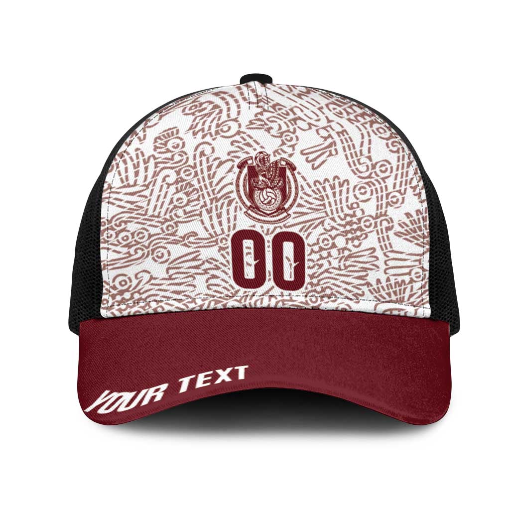 2026 World Football Host Country Mexico Personalized Mesh Trucker Cap White Version