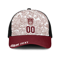 2026 World Football Host Country Mexico Personalized Mesh Trucker Cap White Version
