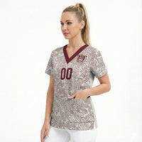2026 World Football Host Country Mexico Custom Scrub Top White Version