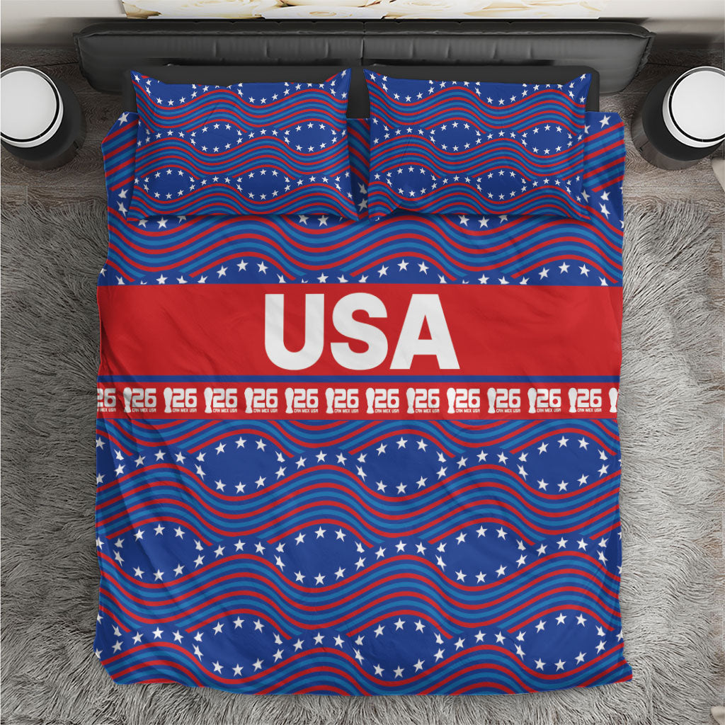 2026 World Football Host Country United States Bedding Set