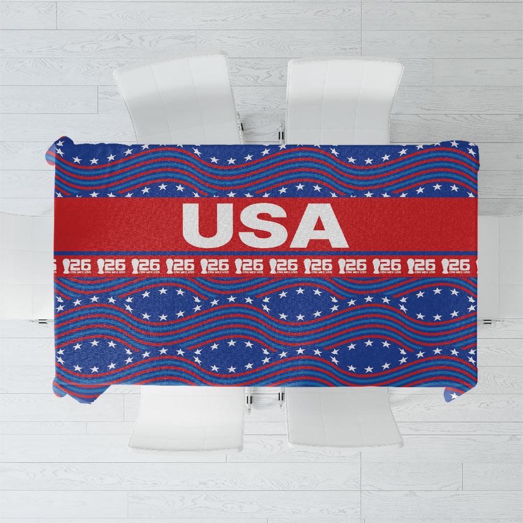 2026 World Football Host Country United States Tablecloth