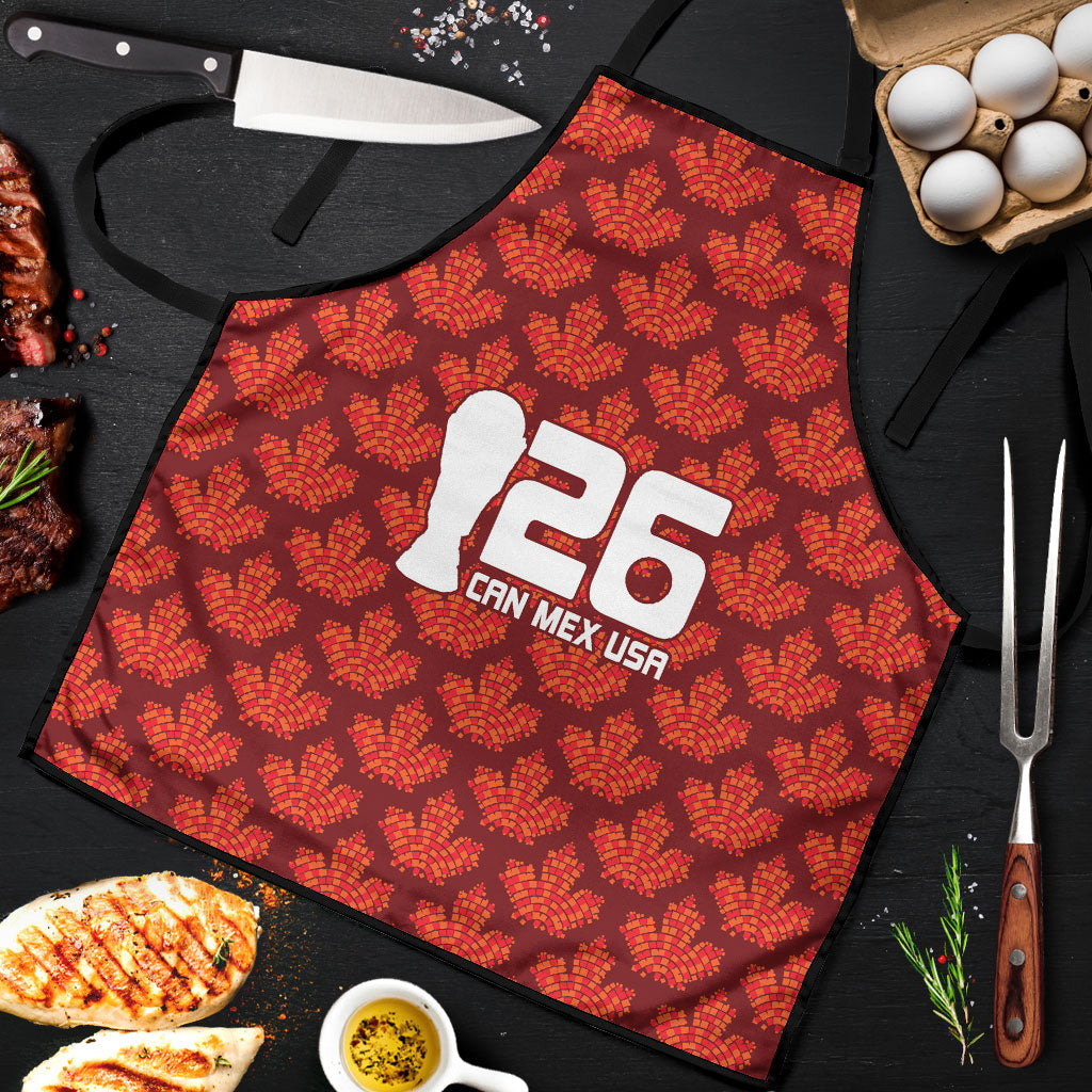 2026 World Football Host Country Canada Apron