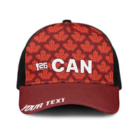 2026 World Football Host Country Canada Personalized Baseball Net Cap