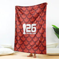 2026 World Football Host Country Canada Blanket