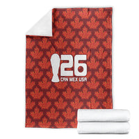2026 World Football Host Country Canada Blanket