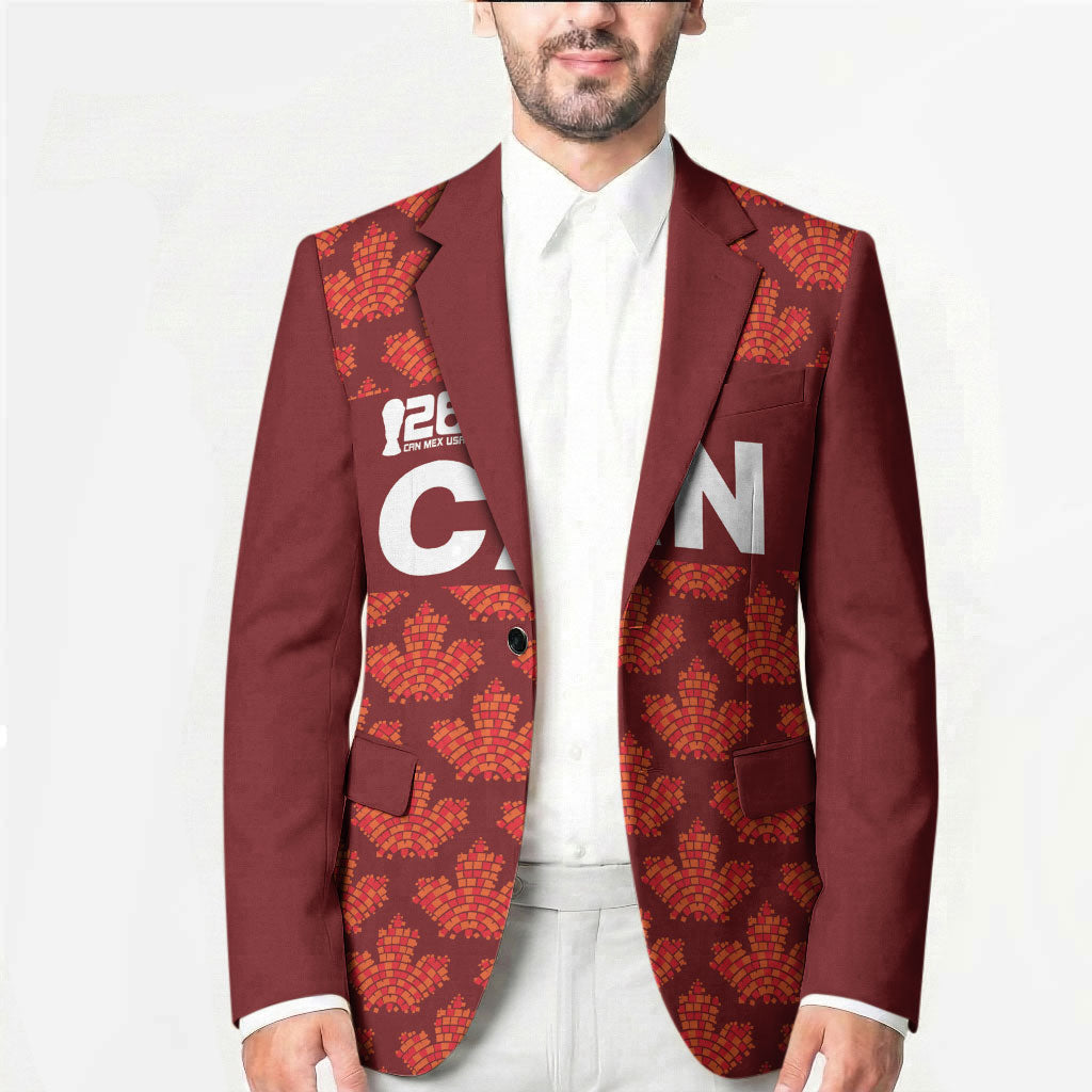 2026 World Football Host Country Canada Custom Blazer