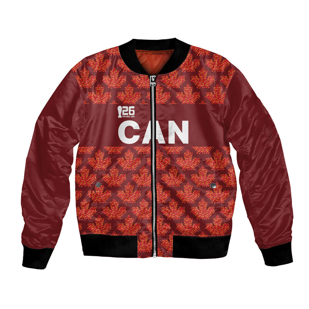 2026 World Football Host Country Canada Custom Bomber Jacket