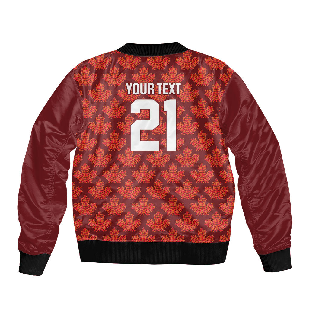 2026 World Football Host Country Canada Custom Bomber Jacket