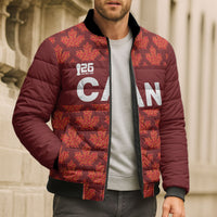 2026 World Football Host Country Canada Custom Bomber Puffer Jacket
