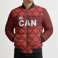 2026 World Football Host Country Canada Custom Bomber Puffer Jacket