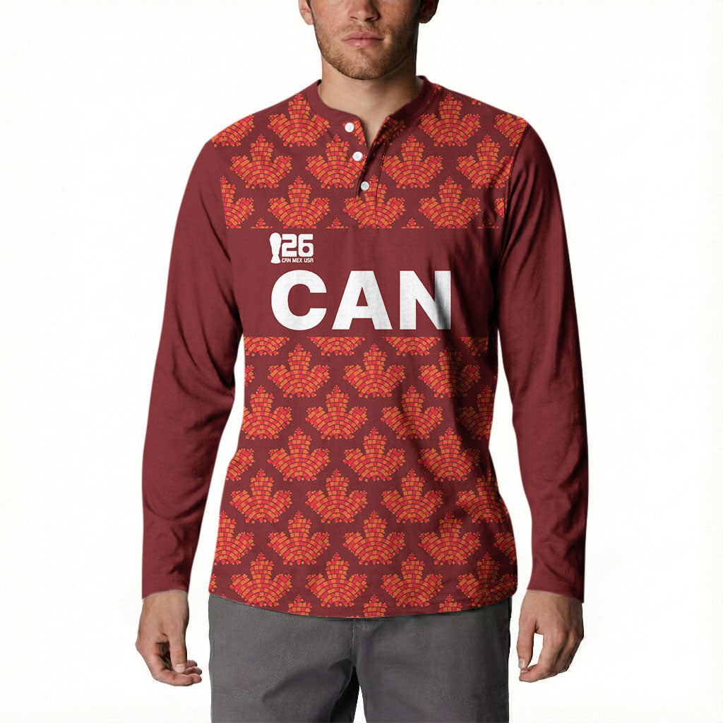 2026 World Football Host Country Canada Custom Button Sweatshirt