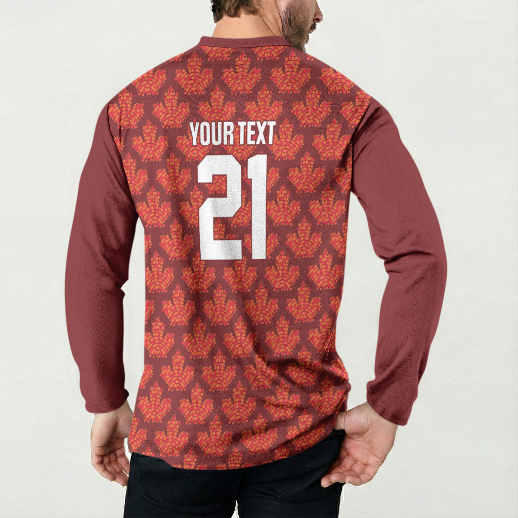2026 World Football Host Country Canada Custom Button Sweatshirt