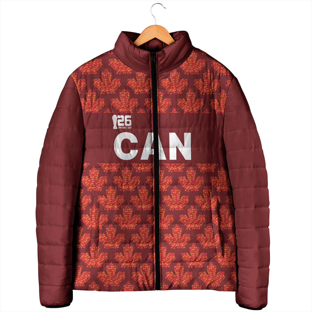 2026 World Football Host Country Canada Custom Padded Jacket