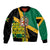 Personalised Jamaica Bomber Jacket Ethnic Style In Jamaican Flag LT9 - Wonder Print Shop