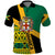 Personalised Jamaica Polo Shirt Ethnic Style In Jamaican Flag - Wonder Print Shop