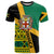 Personalised Jamaica T Shirt Ethnic Style In Jamaican Flag - Wonder Print Shop