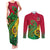 Vanuatu Islands Couples Matching Tank Maxi Dress and Long Sleeve Button Shirts Polynesian Tattoo and Sea Turtle LT9 - Wonder Print Shop