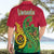 Vanuatu Islands Hawaiian Shirt Polynesian Tattoo and Sea Turtle - Wonder Print Shop