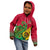 Vanuatu Islands Kid Hoodie Polynesian Tattoo and Sea Turtle - Wonder Print Shop