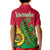 Vanuatu Islands Kid Polo Shirt Polynesian Tattoo and Sea Turtle - Wonder Print Shop