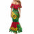 Vanuatu Islands Mermaid Dress Polynesian Tattoo and Sea Turtle - Wonder Print Shop