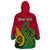 Personalised Vanuatu Islands Wearable Blanket Hoodie Polynesian Tattoo and Sea Turtle - Wonder Print Shop