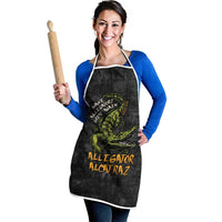 Alligator Alcatraz Est 2025 Apron Vintage Retro - Wonder Print Shop